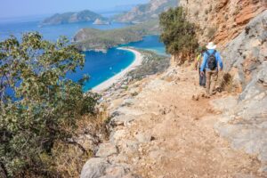 Türkiye'nin Fethiye Likya Yolu'nda Yürüyüşün Keyfi