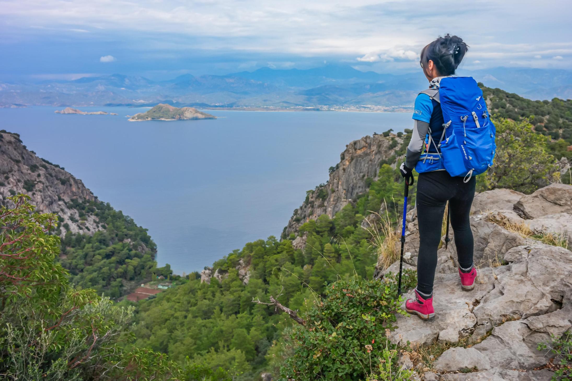 hiking trekking gears for lycian way trail in fethiye turkey antalya