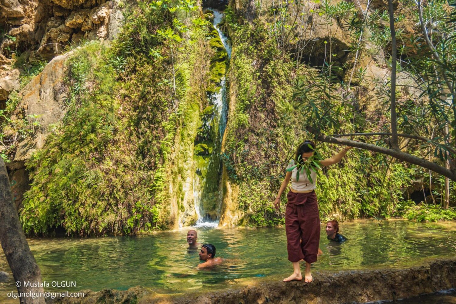 trekking lycian way kabak bay hidden waterfall fethiye