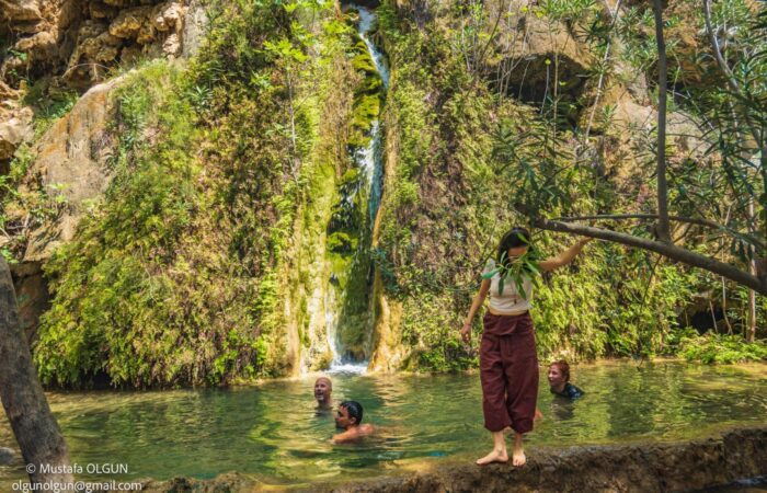 trekking lycian way kabak bay hidden waterfall fethiye