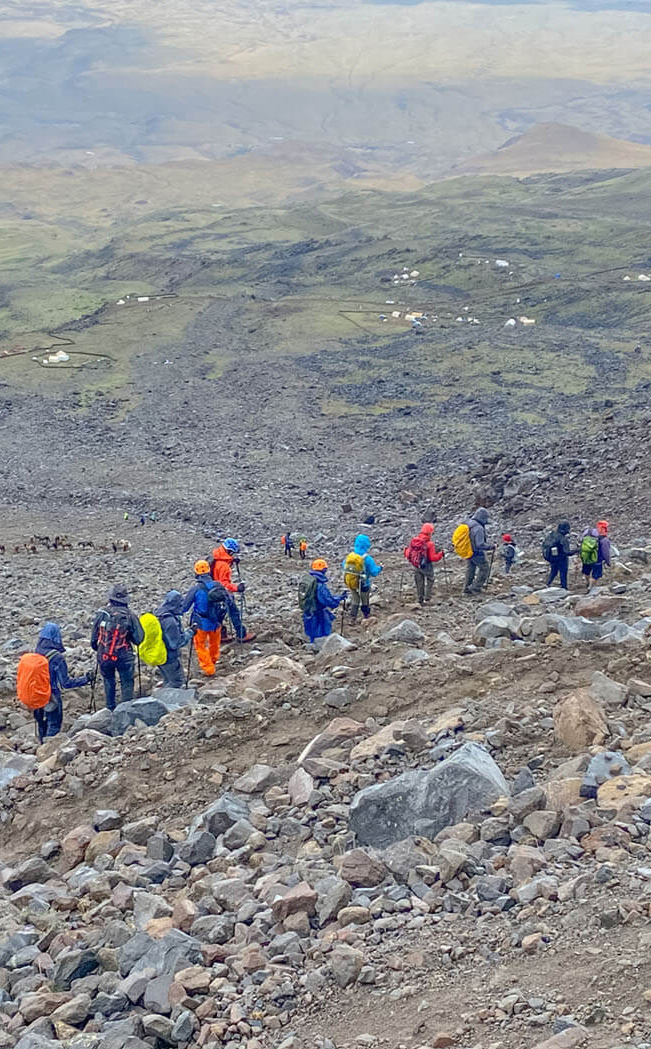 mount ararat descending